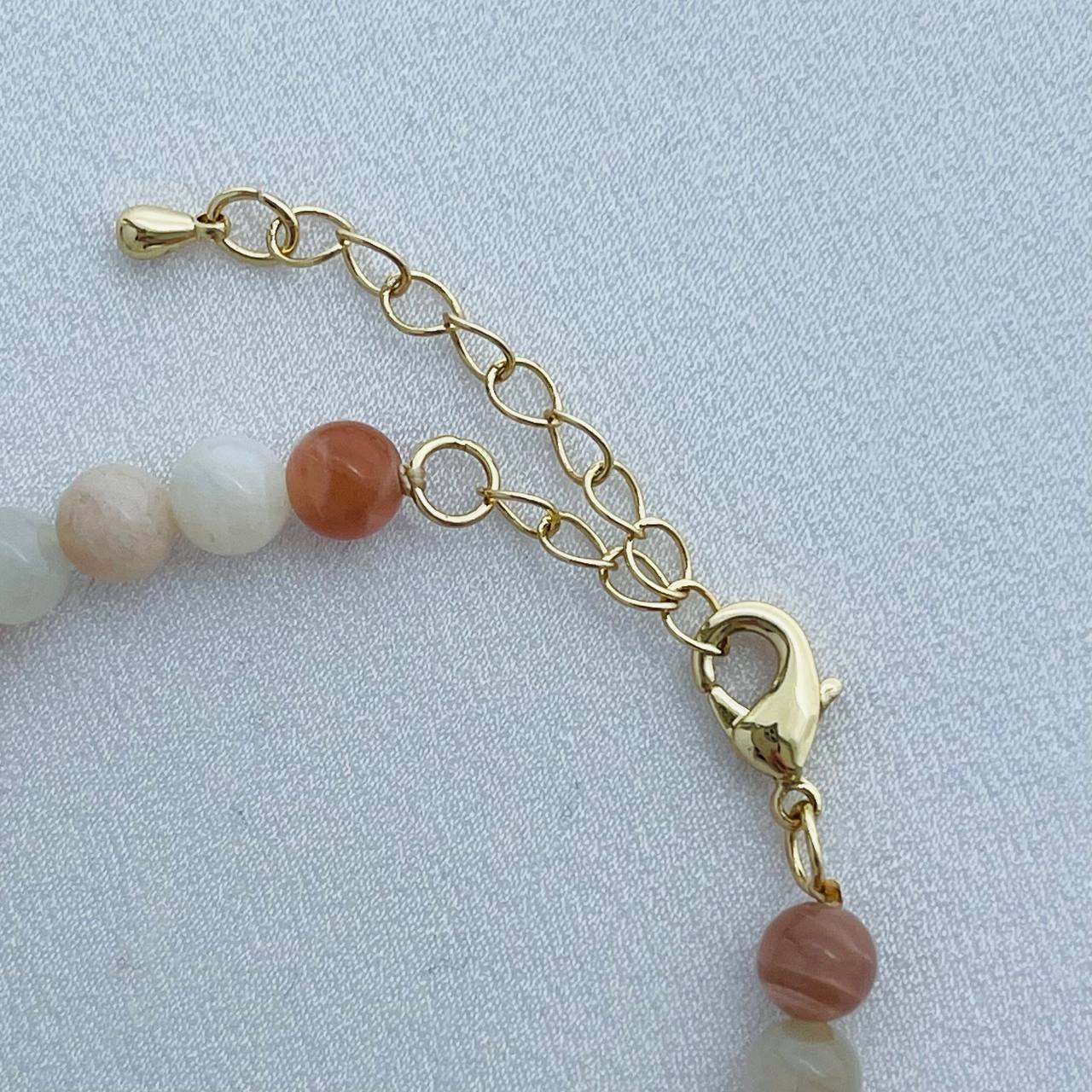 Радуга Самоцветов Браслет из Лунного камня микс