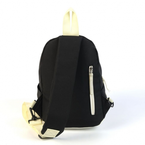 Текстильный рюкзак с одной лямкой 9251 Блек