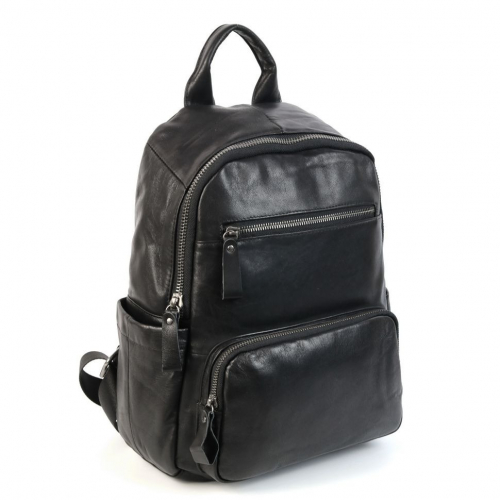 Кожаный рюкзак 5960 Блек