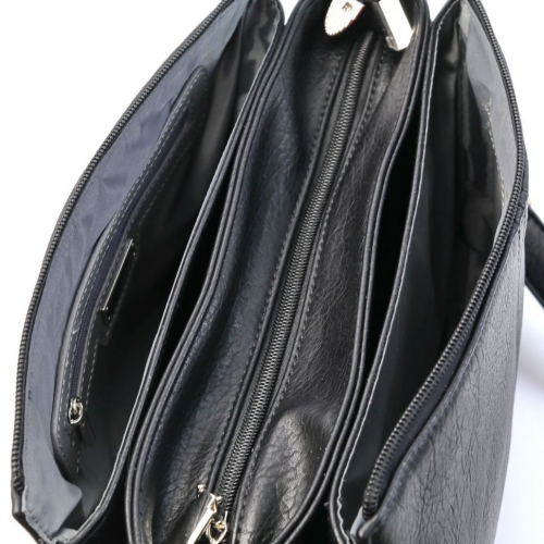 Женская сумка через плечо с пятью отделениями 95193 Блек 2128-01