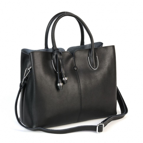 Женская кожаная сумка К-1201-208 Блек