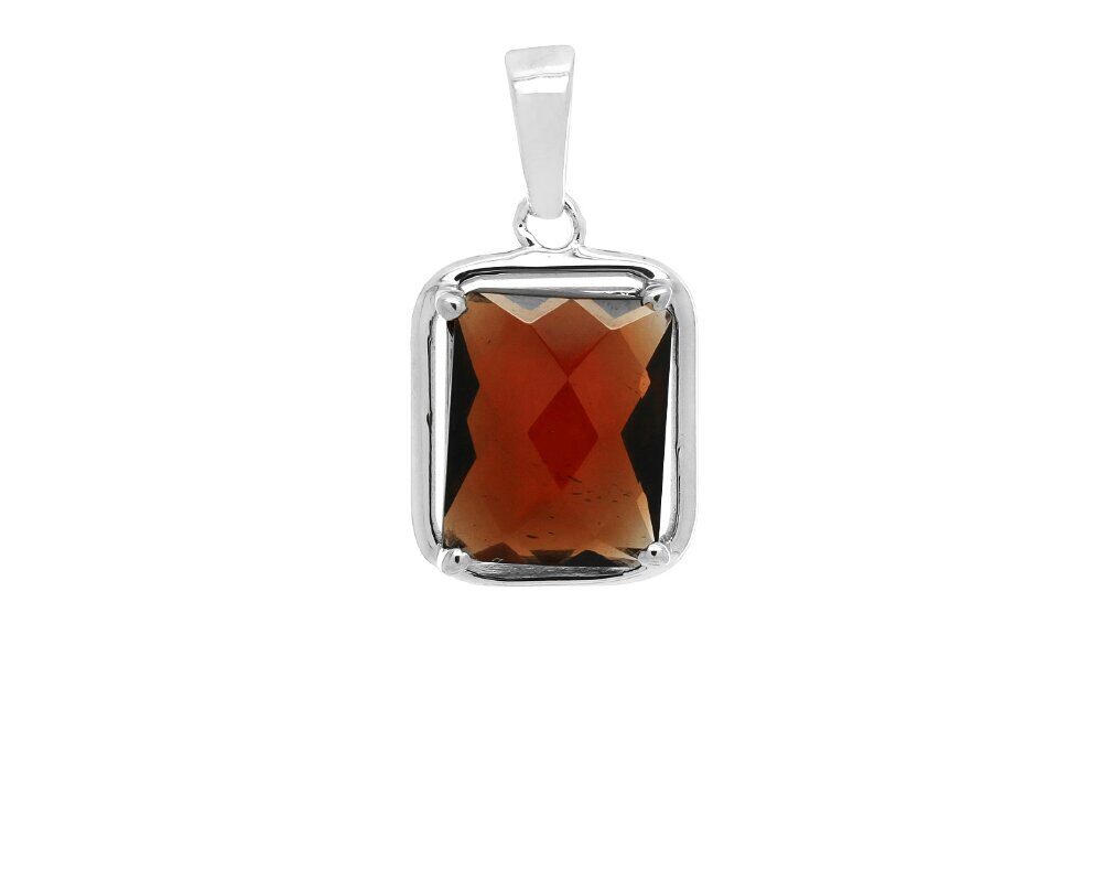 Подвеска из серебра гранат, Астра2