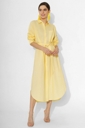 Платье-рубашка 22-988-2 желт
