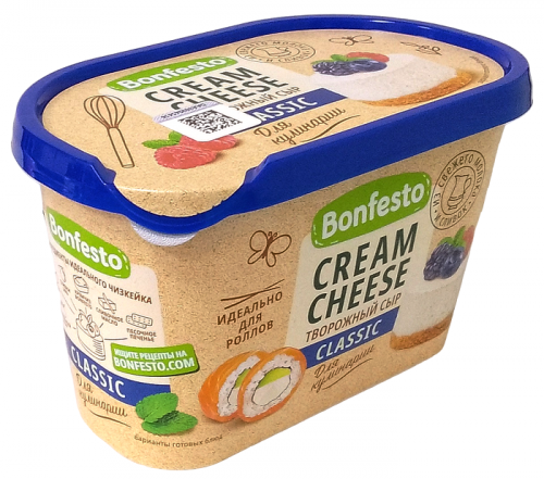 Сыр мягкий 400 гр Cream Cheese творожный 70%