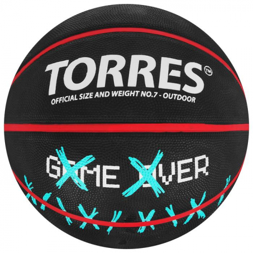 Мяч баскетбольный TORRES Game Over, B02217, размер 7