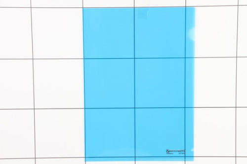 Папка-уголок А4, 0,15мм синяя Brauberg 221642