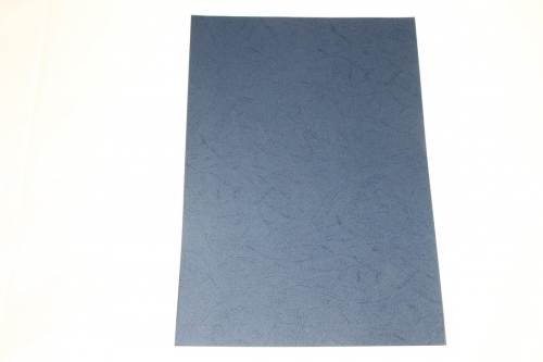 картон, лист А4 230гр/м синяя под кожу Brauberg 530836
