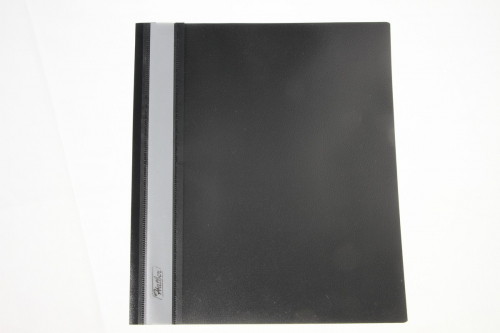 Папка-скоросшиватель А5,0,18мм черная Hatber AS5_00101