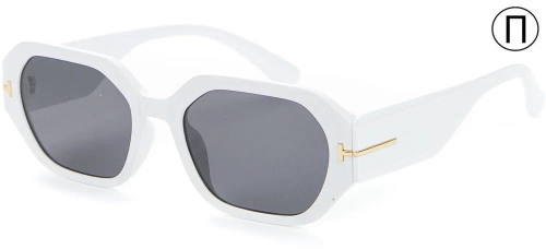 337800/08-02 белый пластик/металл женские очки поляризационные (В-Л 2023)