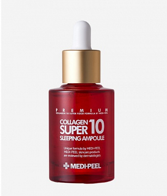 Ночная ампула с коллагеном   MEDI-PEEL Collagen Super 10 Sleeping Ampoule (30ml)