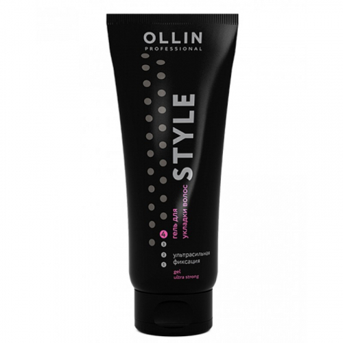 OLLIN STYLE Гель для укладки волос ультрасильной фиксации, 200 мл
