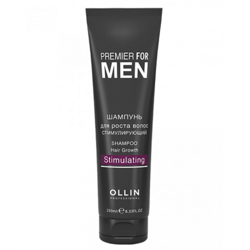OLLIN PREMIER FOR MEN Шампунь для роста волос стимулирующий, 250 мл