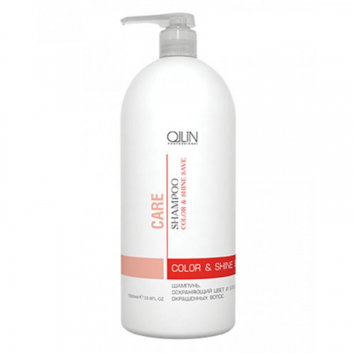 OLLIN CARE Шампунь, сохраняющий цвет и блеск окрашенных волос, 1000 мл