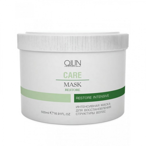 OLLIN CARE Интенсивная маска для восстановления структуры волос, 500 мл