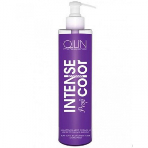 OLLIN INTENSE Profi COLOR Шампунь для седых и осветленных волос, 250 мл