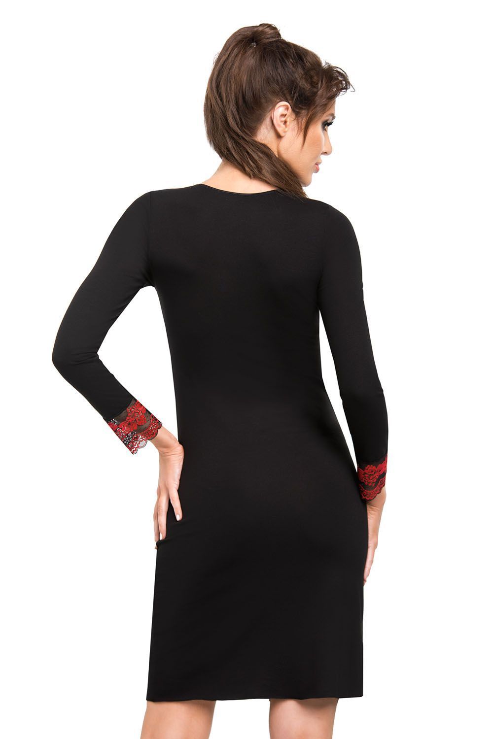 Jasmine II nightdress Black Don_Jasmine II nightdress Black Черный Donna