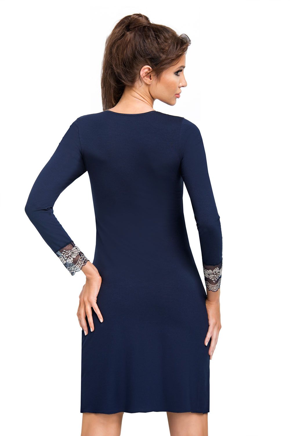 Jasmine II nightdress Dark Blue Don_Jasmine II nightdress Dark Blue Темно-синий Donna