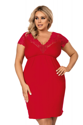 Tess plus nightdress Red Don_Tess plus nightdress Red