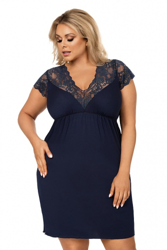 Tess plus nightdress Dark Blue Don_Tess plus nightdress Dark Blue