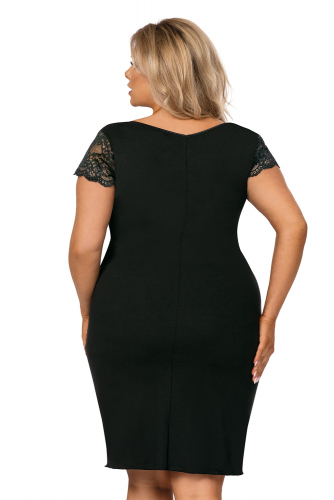 Tess plus nightdress Black Don_Tess plus nightdress Black