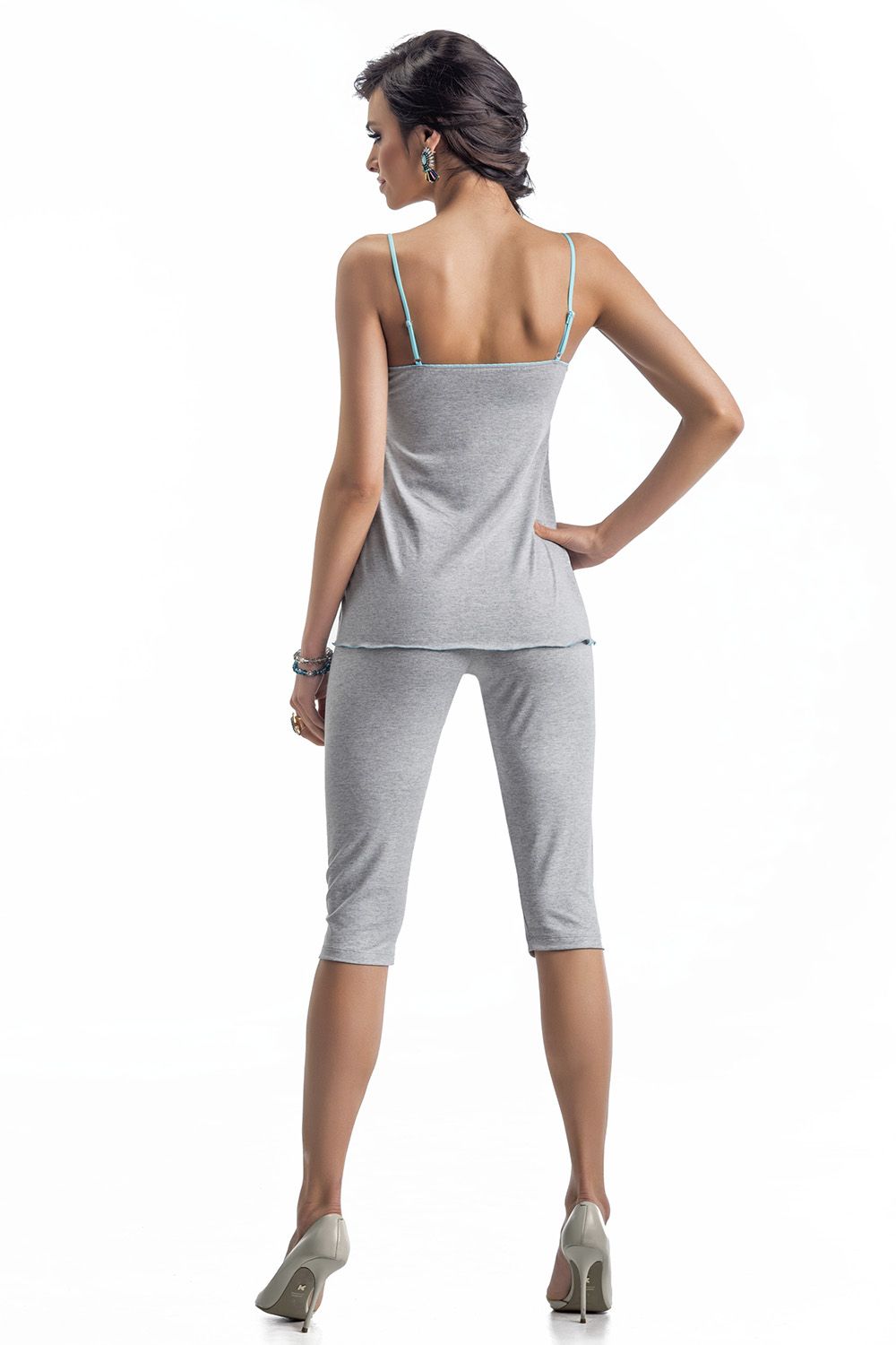 Michelle pyjamas Don_Michelle pyjamas Серый Donna