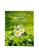 DEOPROCE GREEN TEA CREAM MASK Тканевая маска для лица с кремовой пропиткой с экстрактом зелёного чая 25мл
