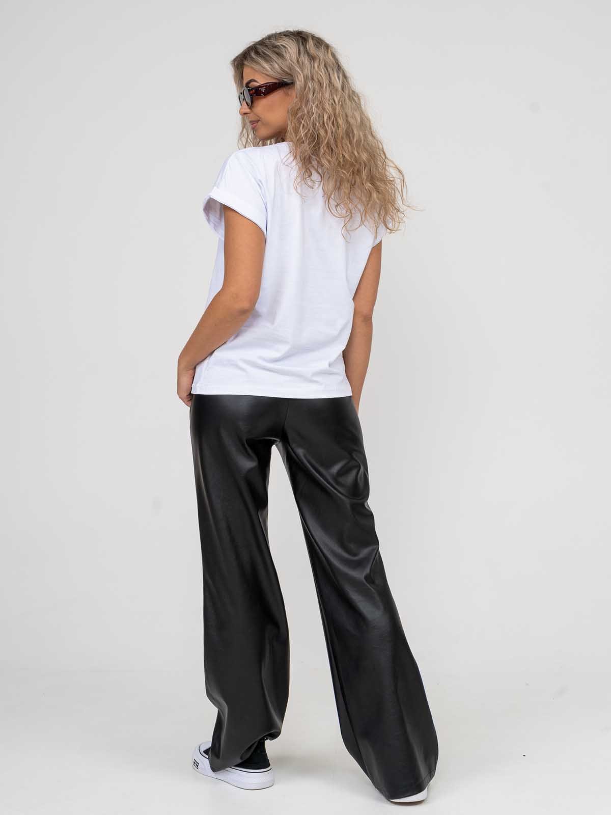 Футболка жен. ТПС-1265 белый-розовый