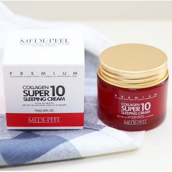 MEDI-PEEL / Омолаживающий ночной крем для лица с коллагеном Medi-Peel Collagen Super10 Sleeping Cream 70 мл.