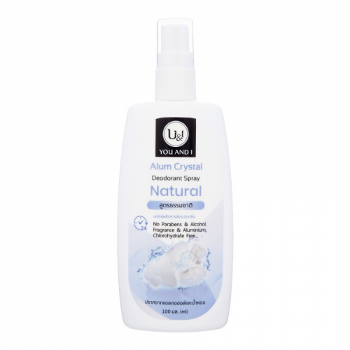 U&I Alum Crystal Deodorant Spray Natural Дезодорант спрей кристаллический натуральный 100мл