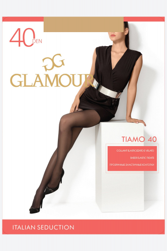 Женские эластичные колготки 40 ден Glamour