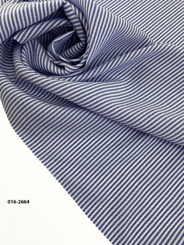Белая-синяя- Рубашечная полоска (160 Вася)