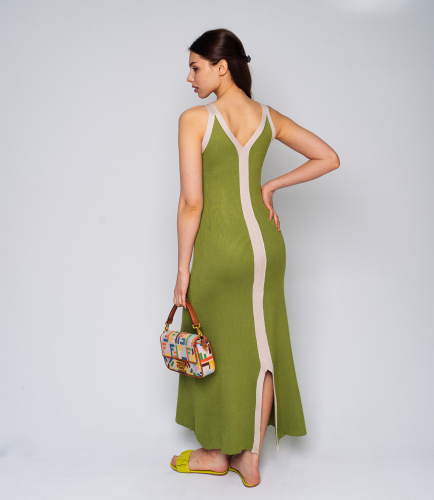 Ст.цена 1160руб.Платье #КТ261122-7, оливковый
