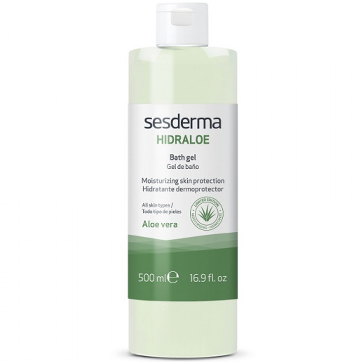 SESDERMA Увлажняющий гель для душа для всех типов кожи Hidraloe Bath Gel, 500 мл