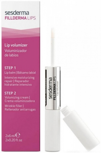 SESDERMA Система для увеличения объема губ (бальзам + крем-активатор) / FILLDERMA LIPS Lip volumizer 6 мл+ 6 мл