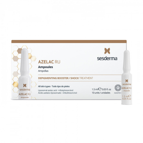 SESDERMA Средство в ампулах депигментирующее / AZELAC RU Ampoules 10 шт. по 1,5 мл
