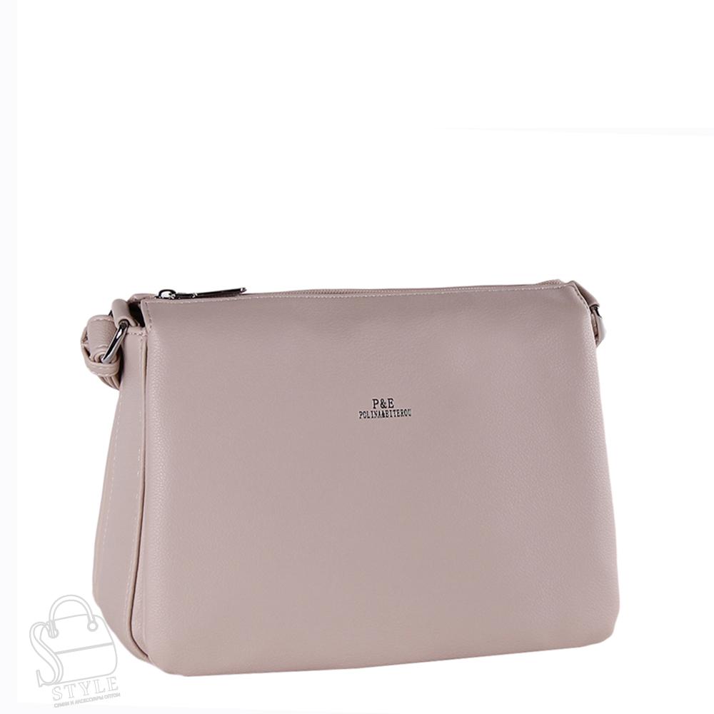 Сумка женская 1366-60 l.gray Polina&Eiterou
