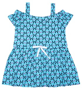 CSK 61864 Платье для девочки, бирюзовый
