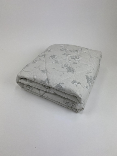 Одеяло, среднее, плотность 300 гр/м2, Овечья шерсть, чехол Перкаль/Поплин (100% хлопок) 2 сп