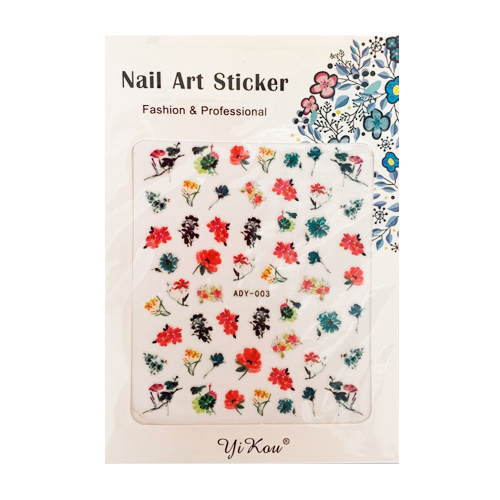 Nail Art Sticker, 2D стикер ADY-003