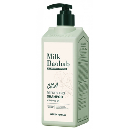 Шампунь для волос освежающий с центеллой азиатской Cica Refreshing Shampoo, MilkBaobab, 500 мл