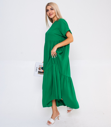 Платье #ОБШ1494, зелёный