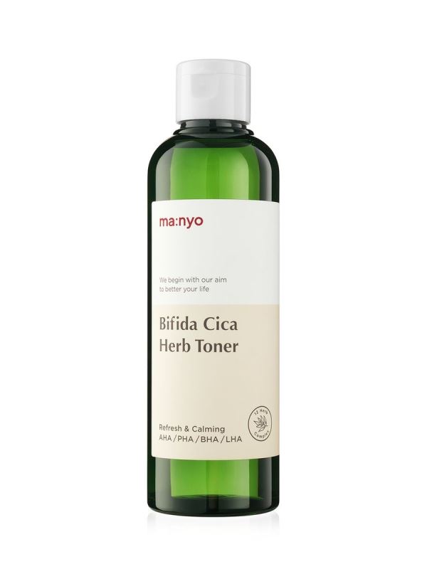 Manyo / Очищающий тоник для чувствительной кожи Ma:nyo Bifida Cica Herb Toner. 210 мл.