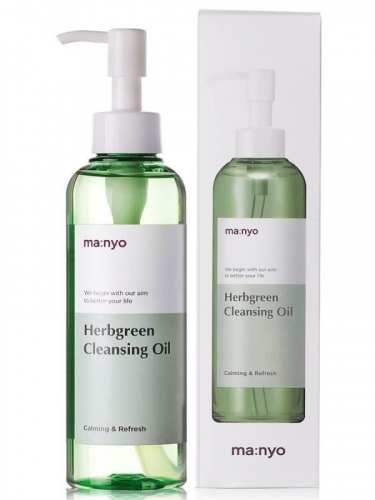 ma:nyo / Гидрофильное масло на основе комплекса трав. Manyo Factory Herb Green Cleansing Oil. 200 мл.