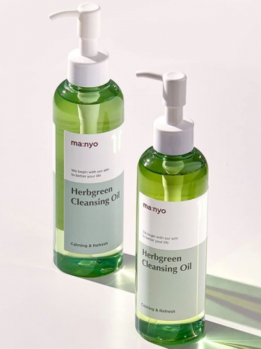 ma:nyo / Гидрофильное масло на основе комплекса трав. Manyo Factory Herb Green Cleansing Oil. 200 мл.