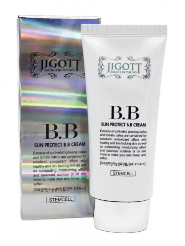 Jigott / Солнцезащитный ВВ-крем Sun Protect BB Cream SPF41 PA++, 50 мл