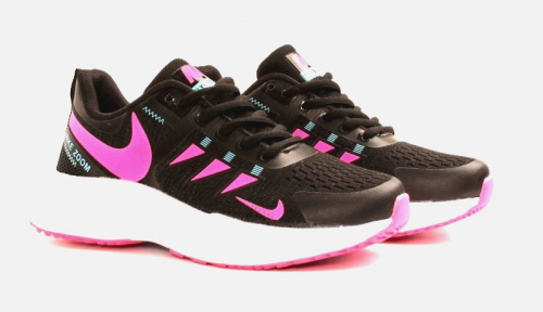Sport + NK TB21184-5 Кроссовки чер-фукс текстиль