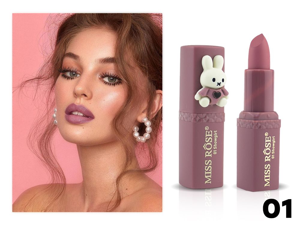 Кремовая помада Miss Rose Rabbit Showgirl, тон 06