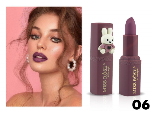Кремовая помада Miss Rose Rabbit Chil, тон 01