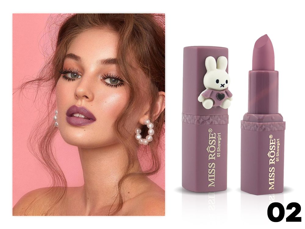 Кремовая помада Miss Rose Rabbit Sweet Girl, тон 05