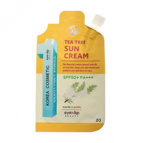 Крем для лица солнцезащитный с экстрактом чайного дерева Tea Tree Sun Cream, EYENLIP, 50 мл